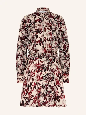 Reiss Sukienka Lora Z Falbankami rot