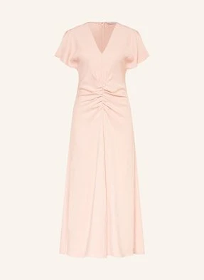 Reiss Sukienka Rowe Z Wolantami rosa
