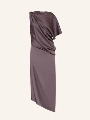 Reiss Sukienka Satynowa Kenzie braun