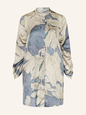 Reiss Sukienka Satynowa Megan Z Wycięciem blau