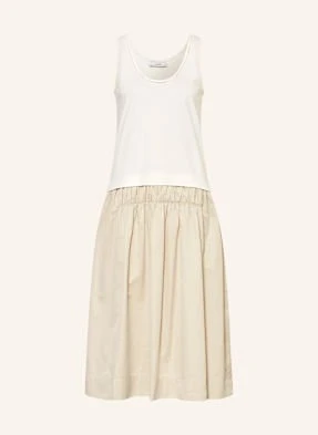 Reiss Sukienka Wren Z Mieszanki Materiałów beige