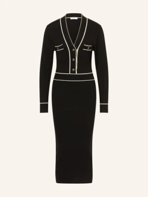 Reiss Sukienka Z Dzianiny Lorrie schwarz