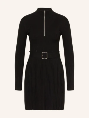 Reiss Sukienka Z Dzianiny Vienna schwarz