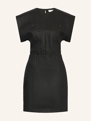 Reiss Sukienka Z Lnu Kathy schwarz