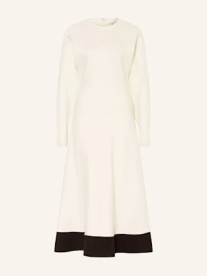 Reiss Sukienka Z Mieszanki Materiałów beige