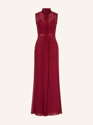 Reiss Sukienka Z Siateczki Daniella rot