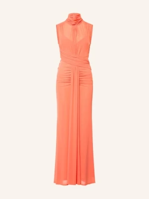 Reiss Sukienka Z Siateczki Starla orange