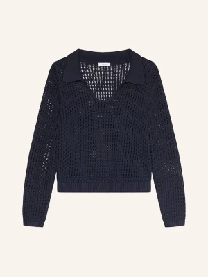 Reiss Sweter blau GRANATOWY