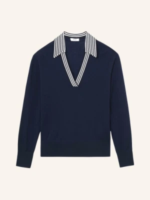 Reiss Sweter Nova blau