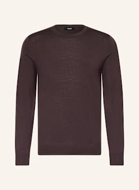 Reiss Sweter Wessex Z Wełny Merino rot