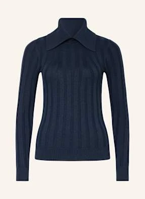 Reiss Sweter Winter blau