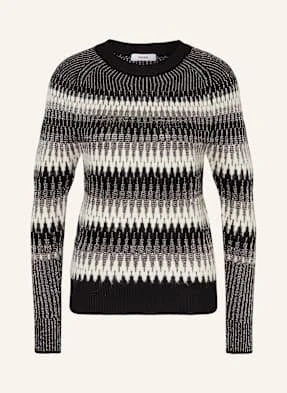 Reiss Sweter Z Błyszczącą Przędzą schwarz