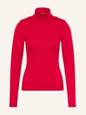 Reiss Sweter Z Golfem Corrine rot
