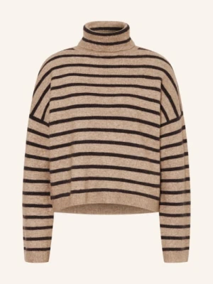 Reiss Sweter Z Golfem Wynn Z Alpaką beige