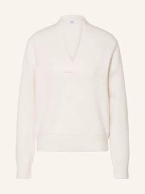 Reiss Sweter Z Kaszmiru Blanche weiss KREMOWY