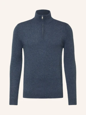 Reiss Sweter Z Kaszmiru Typu Troyer Royal blau GRANATOWY