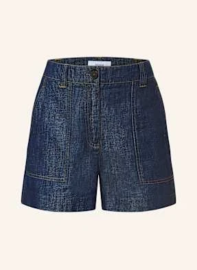 Reiss Szorty Jeansowe Z Lnem blau