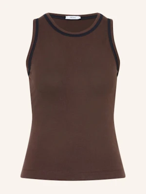 Reiss Top Becca braun