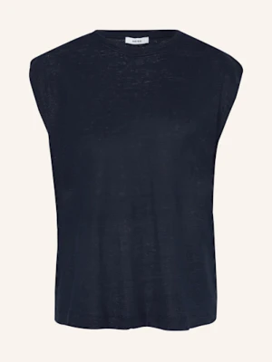 Reiss Top Mara Z Lnu blau