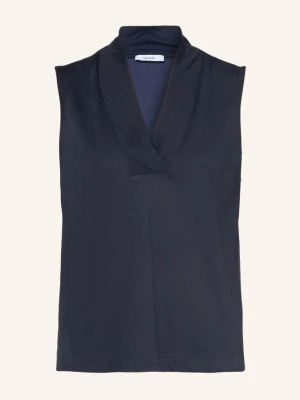 Reiss Top Miley blau GRANATOWY