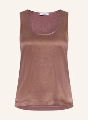 Reiss Top Ruby Z Mieszanki Materiałów braun