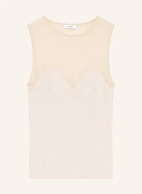 Reiss Top Z Dzianiny Darcey rosa