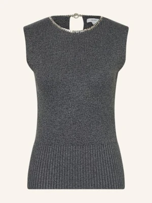 Reiss Top Z Dzianiny Nina grau