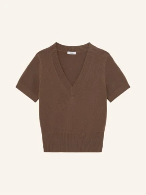 Reiss Top Z Dzianiny Valerie beige