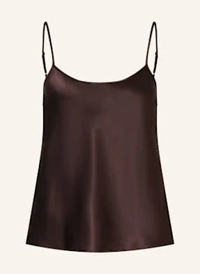 Reiss Top Z Jedwabiu Corey rot
