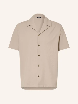 Reiss Wzorzysta Koszula River Comfort Fit Z Dzianiny Dżersejowej beige