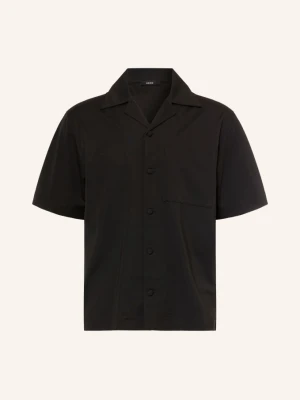 Reiss Wzorzysta Koszula Russo Comfort Fit schwarz CZARNY