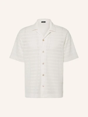 Reiss Wzorzysta Koszula Sid Comfort Fit Z Dżerseju weiss BIAŁY
