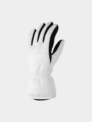 Rękawice narciarskie Thinsulate© damskie - białe 4F
