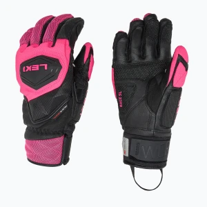 Rękawice narciarskie damskie LEKI WCR Venom SL 3D black/ pink