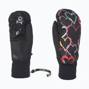 Rękawice narciarskie damskie Level Coral Mitt luxury Czarny