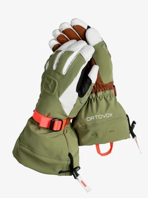 Rękawice narciarskie damskie Ortovox Merino Freeride Glove - wild herbs