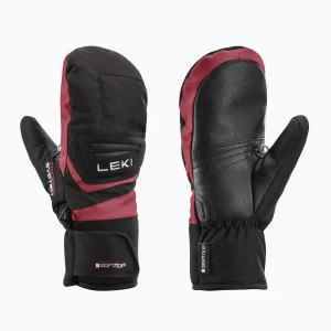 Rękawice narciarskie dziecięce LEKI Griffin 3D Junior Mitt black/ rose