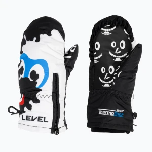 Rękawice narciarskie dziecięce Level Lucky Mitt pk white