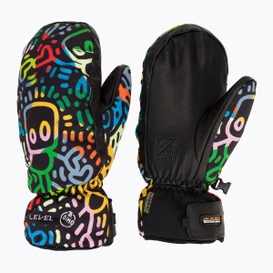 Rękawice narciarskie dziecięce Level Vertigo Mitt Teen pattern