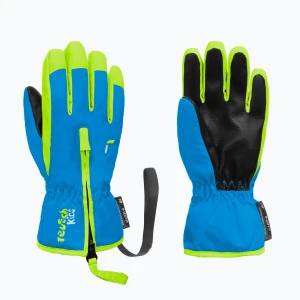 Rękawice narciarskie dziecięce Reusch Ben brilliant blue / safety yel