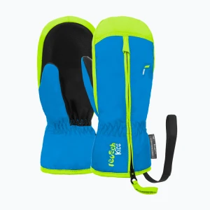 Rękawice narciarskie dziecięce Reusch Ben Mitten brilliant blue / safety yel