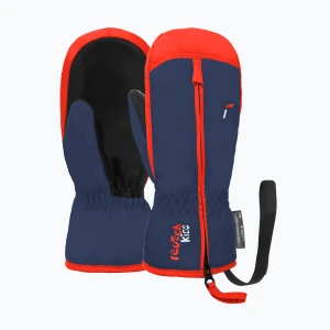 Rękawice narciarskie dziecięce Reusch Ben Mitten dress blue / cherry tomato Granatowy