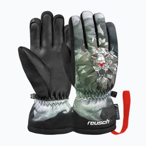 Rękawice narciarskie dziecięce Reusch Carter R-Tex XT blck / silver / fluo red Zielony
