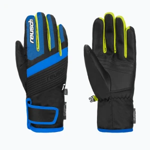 Rękawice narciarskie dziecięce Reusch Duke R-Tex XT black/brilliant blue/safety yellow