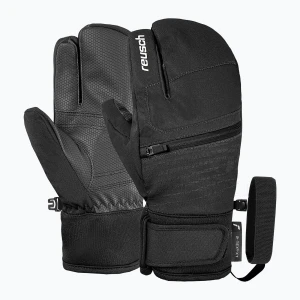 Rękawice narciarskie dziecięce Reusch Leo R-Tex XT Lobster black / white