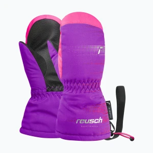 Rękawice narciarskie dziecięce Reusch Maxi R-Tex XT Mitten cactus flower / pink glo Fioletowy