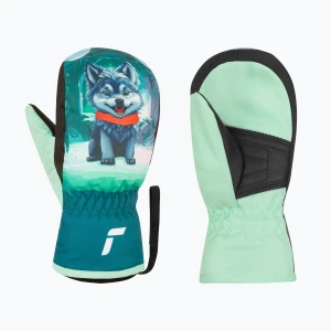 Rękawice narciarskie dziecięce Reusch Scottie Mitten dog Niebieski