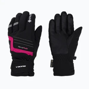 Rękawice narciarskie dziecięce Viking Helix GTX pink