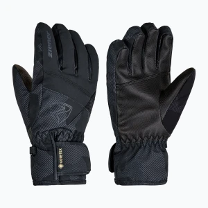 Rękawice narciarskie dziecięce Ziener Leif-Z GTX black / gray ink camo