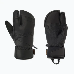 Rękawice narciarskie męskie Descente 3 Finger Leather black